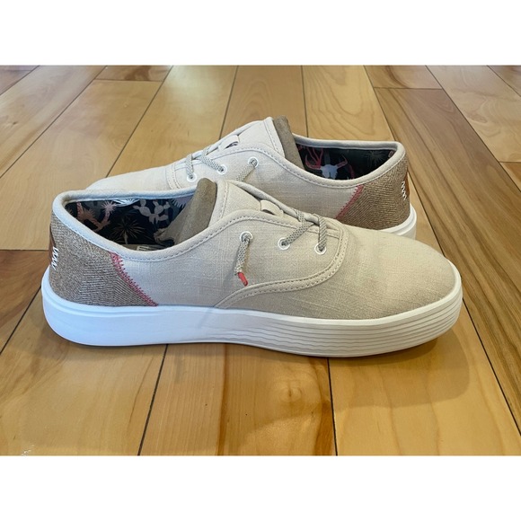 Hey Dude Conway Canvas Lace Up Low Top Shoes Womens US W10 - Picture 6 of 8